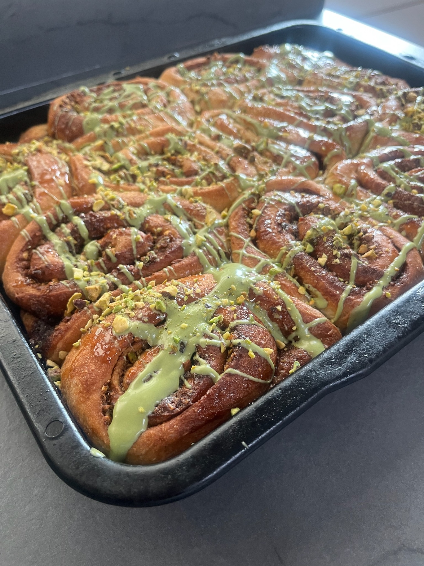 Cinnamon Rolls — Pistachio & Cardamom